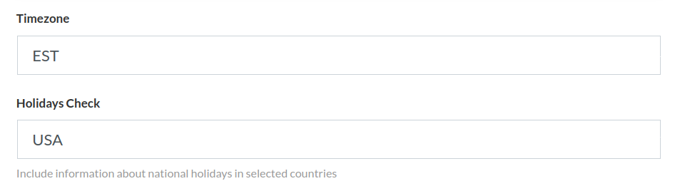 google analytics realtime alert timezone and holidays